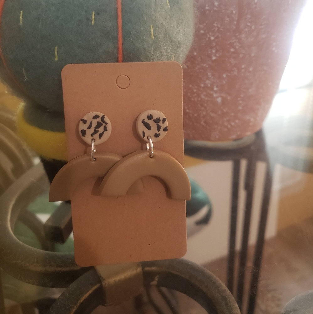 Polymer clay earrings